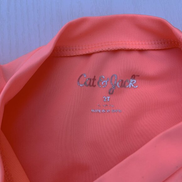 Cat & Jack 2 Piece Rash Guard Bathing Suit Size 2T - Picture 4 of 7